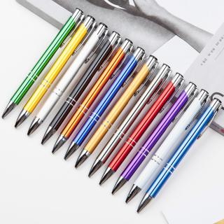 16 Color Cute Metal Ballpoint Pens Kawaii Alumina Black Blue ink Ballp_1